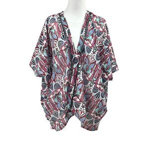 Angie Kimono Womens Size Small Boho Open Front Short Top